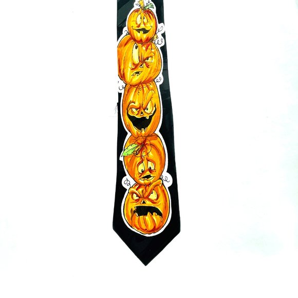 Brothers Handmade 100% Polyester Halloween Jack O Lanters/Pumpkins Korea L58" - Picture 12 of 14